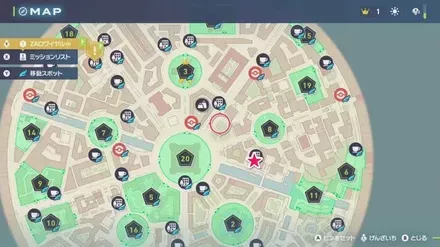 5番弟子のコタネのマップ画像 size:440x0