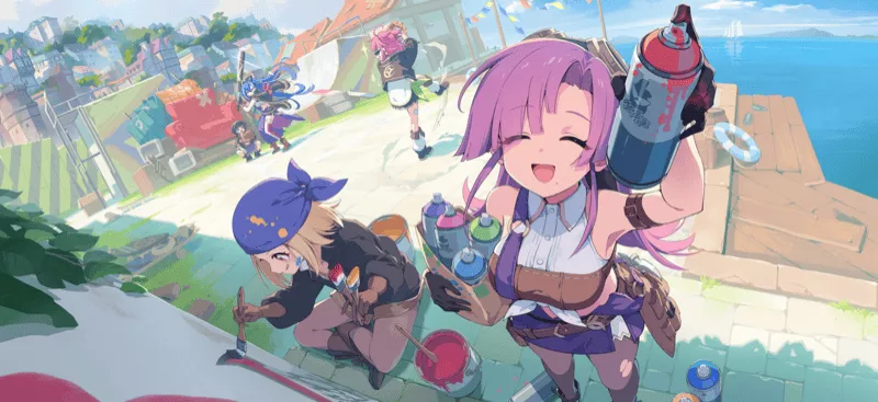 虹を描こう画像