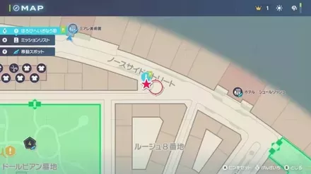 ほろびへいざなう歌の拡大マップ画像