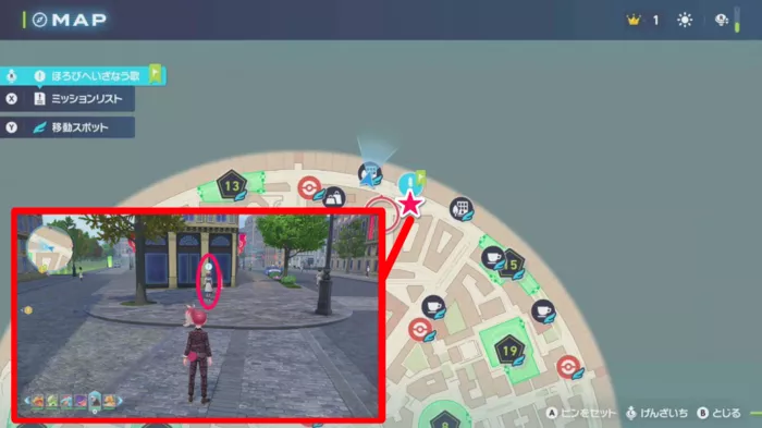 ほろびへいざなう歌のマップ