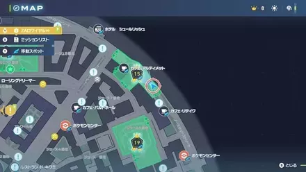 バケッチャのマップ