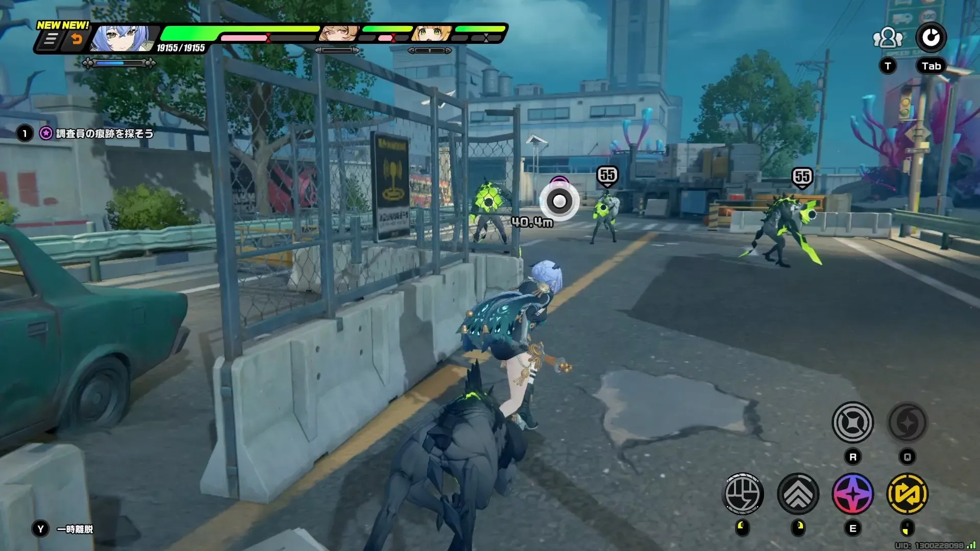 敵が現れるのですべて倒す