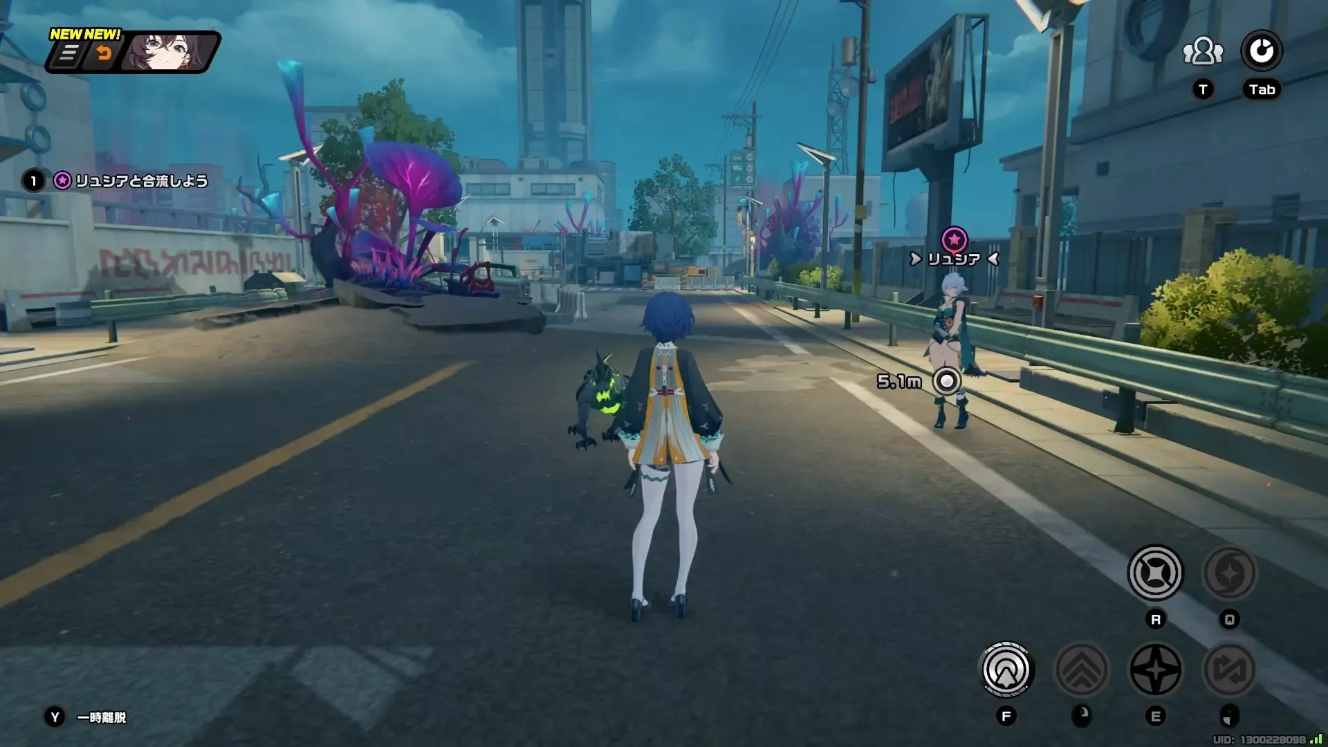 キャラを編成してホロウ内を進む