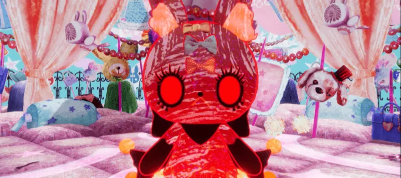 立て耳の魔女(赤)