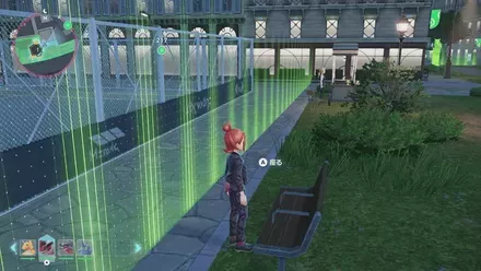 ゾーン1のベンチ