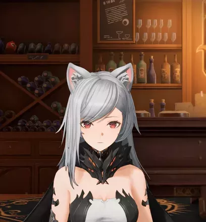 猫の髪飾り・原色