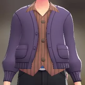 カーディガン＆シャツセット