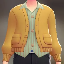 カーディガン＆シャツセット