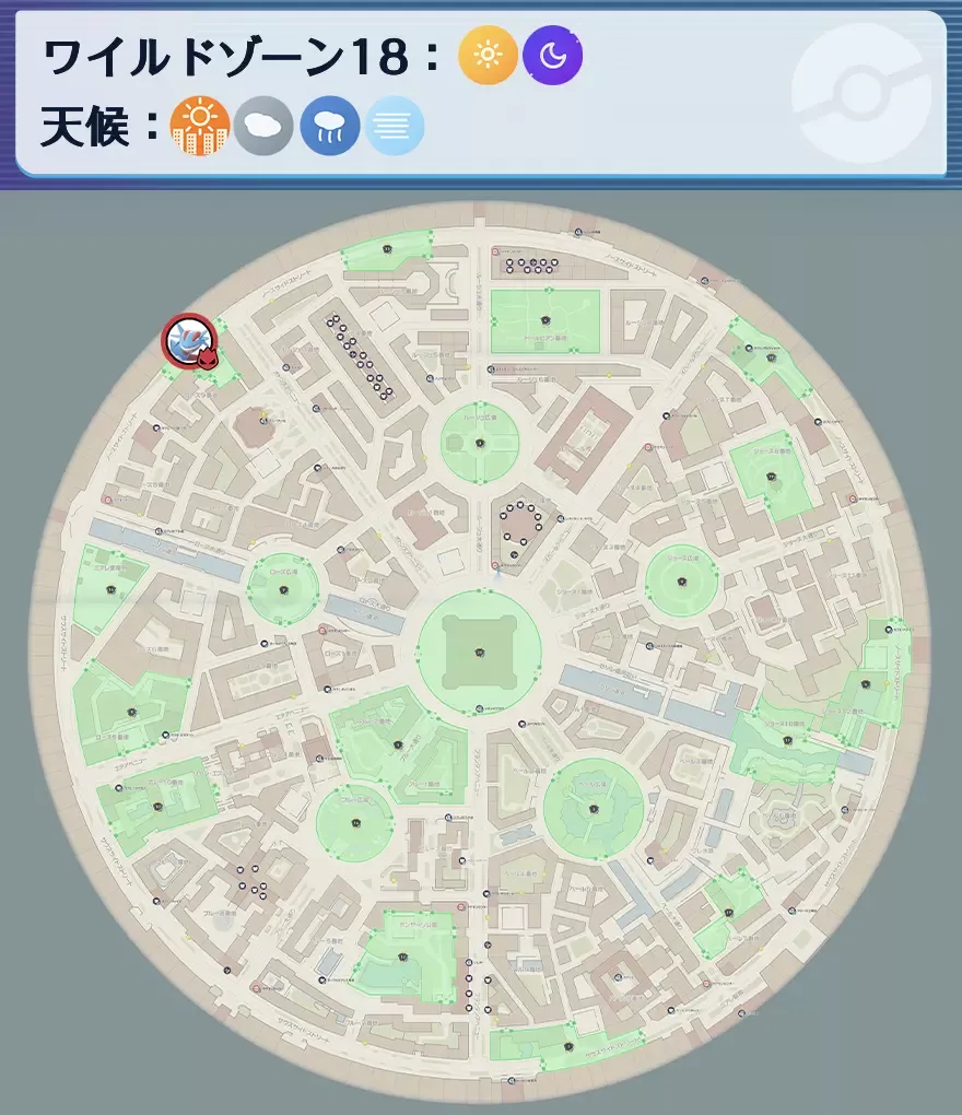 ボーマンダの出現場所マップ