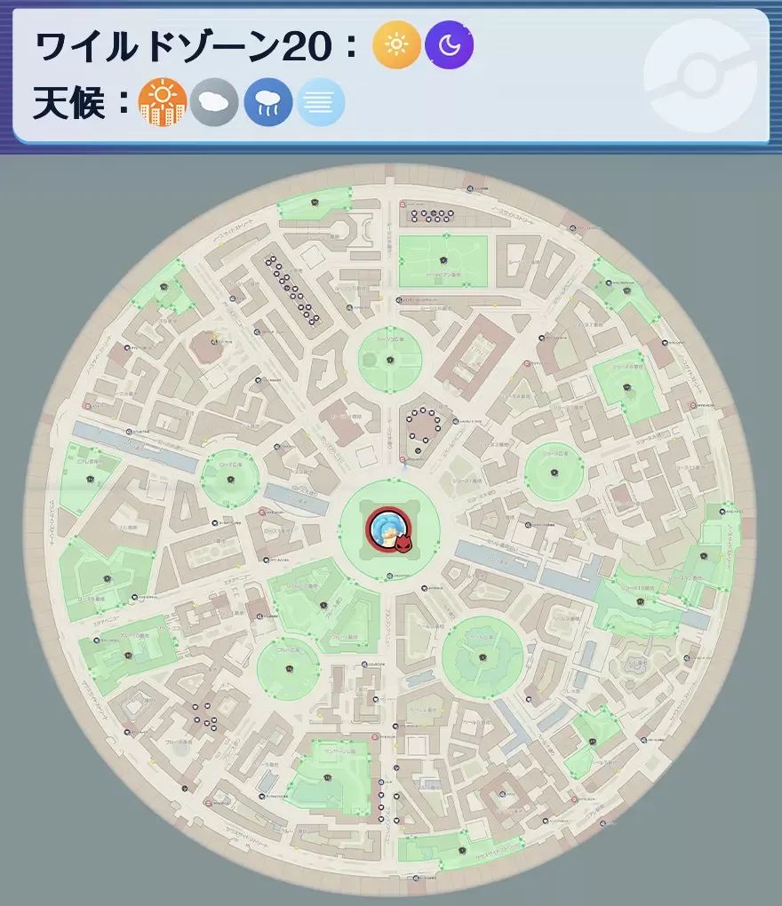 ヒヤッキーの出現場所マップ