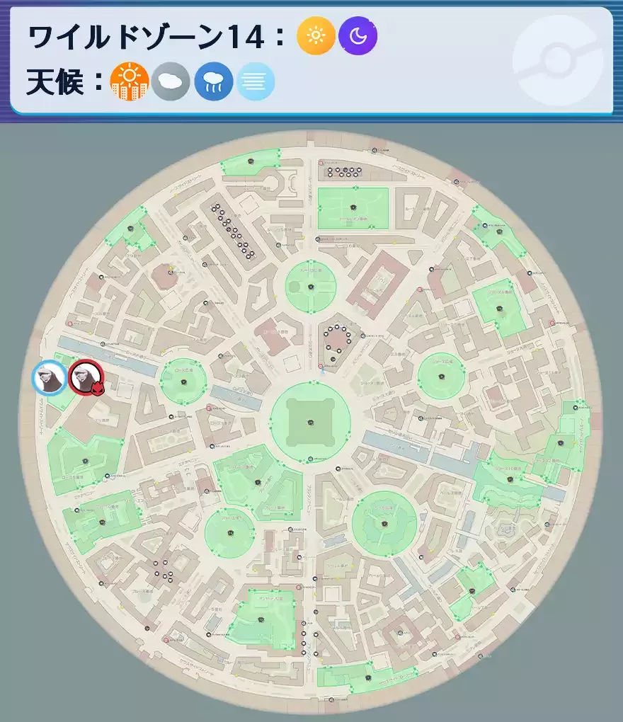 ドリュウズの出現場所マップ