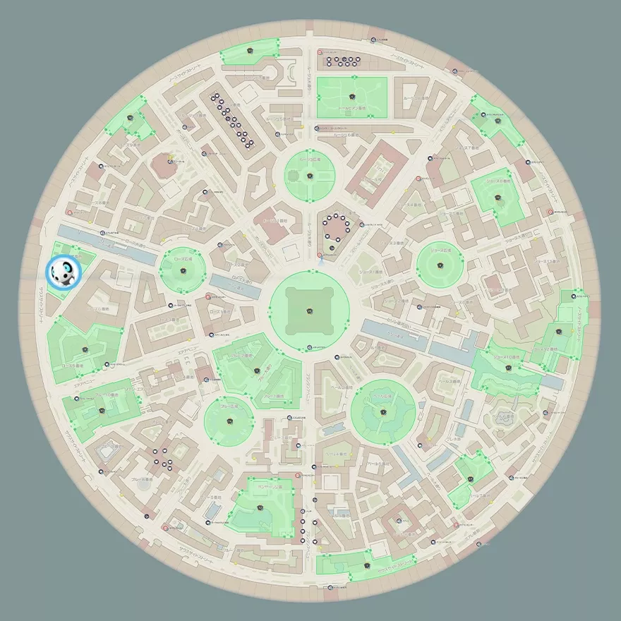 ココドラの出現場所マップ