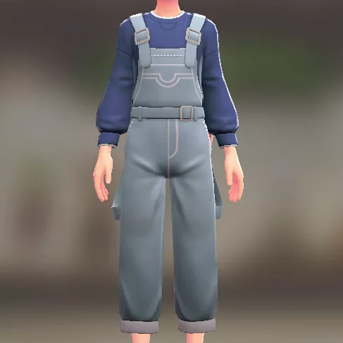 サロペット＆スウェットセット