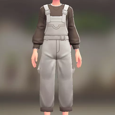 サロペット＆スウェットセット