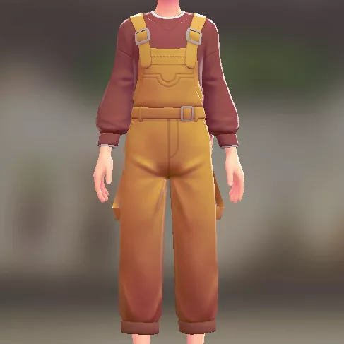 サロペット＆スウェットセット