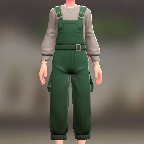 サロペット＆スウェットセット