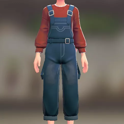 サロペット＆スウェットセット