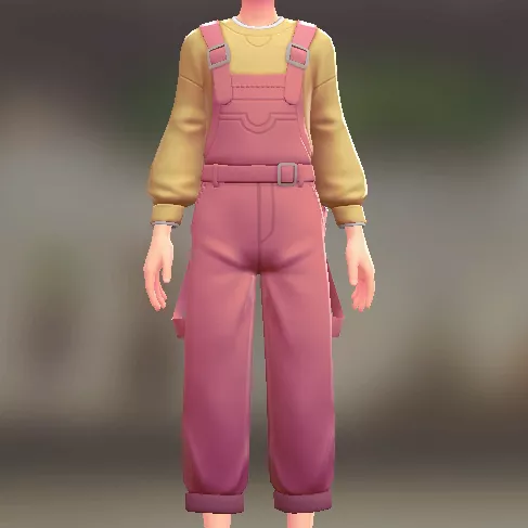 サロペット＆スウェットセット