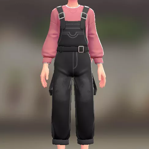 サロペット＆スウェットセット