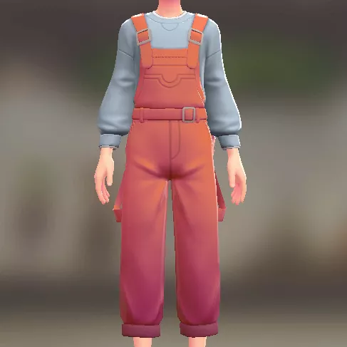 サロペット＆スウェットセット