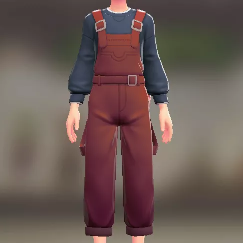 サロペット＆スウェットセット