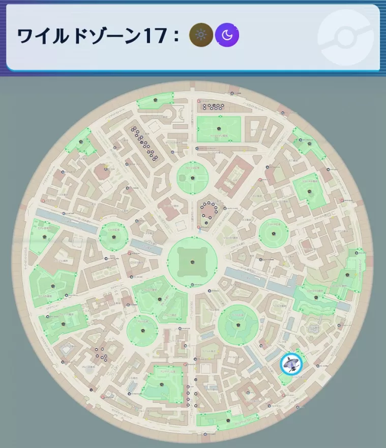 ランプラーの出現場所マップ