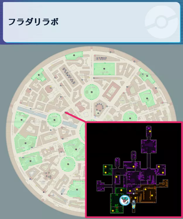 オンバーンの出現場所マップ