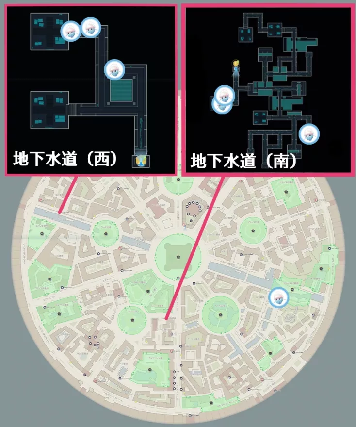 マーイーカの出現場所マップ