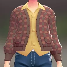 カーディガン＆シャツセット