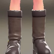 スウェードロングブーツ