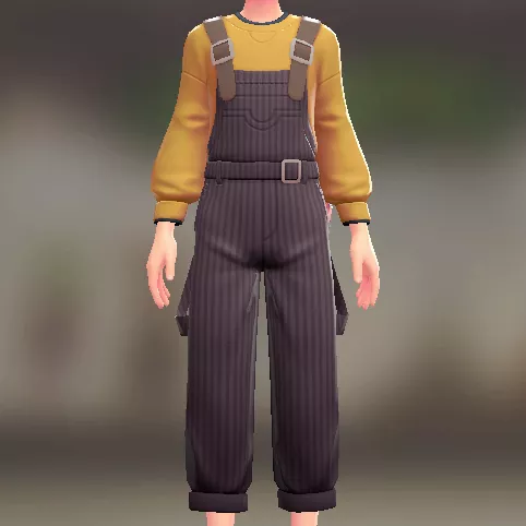 サロペット＆スウェットセット