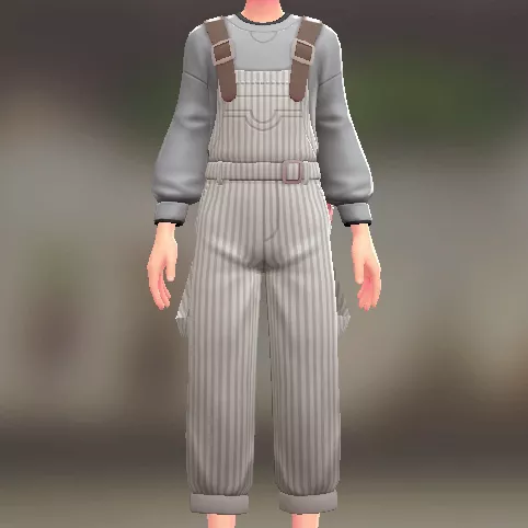 サロペット＆スウェットセット