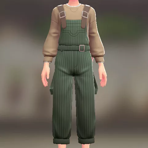 サロペット＆スウェットセット