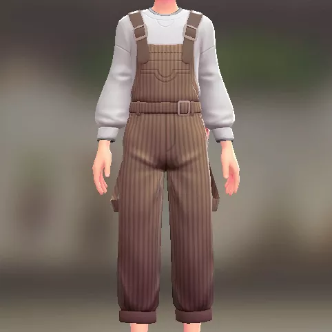 サロペット＆スウェットセット