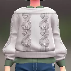 セーター＆シャツセット