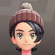 ポンポンつきニットキャップ