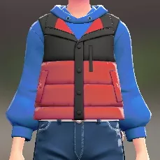 ダウンベスト＆パーカーセット