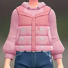 ダウンベスト＆パーカーセット