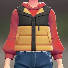 ダウンベスト＆パーカーセット