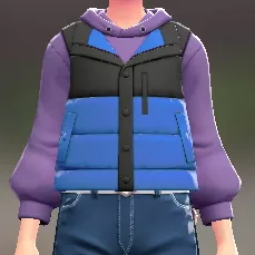 ダウンベスト＆パーカーセット