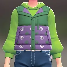 ダウンベスト＆パーカーセット