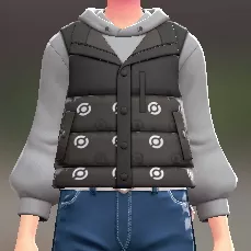 ダウンベスト＆パーカーセット