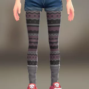 がらタイツ＆ソックスセット