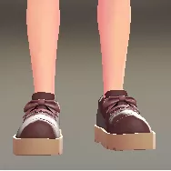 レースアップシューズ