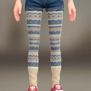 がらタイツ＆ソックスセット