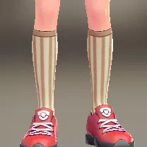 ストライプハイソックス