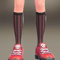 ストライプハイソックス