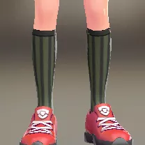 ストライプハイソックス