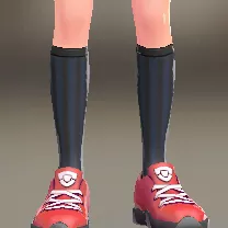 ストライプハイソックス