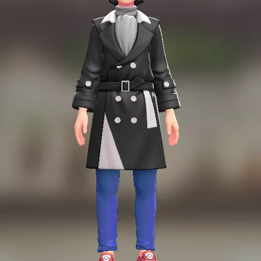 トレンチコート＆パンツセット